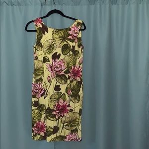 Talbots floral spring dress size 6p